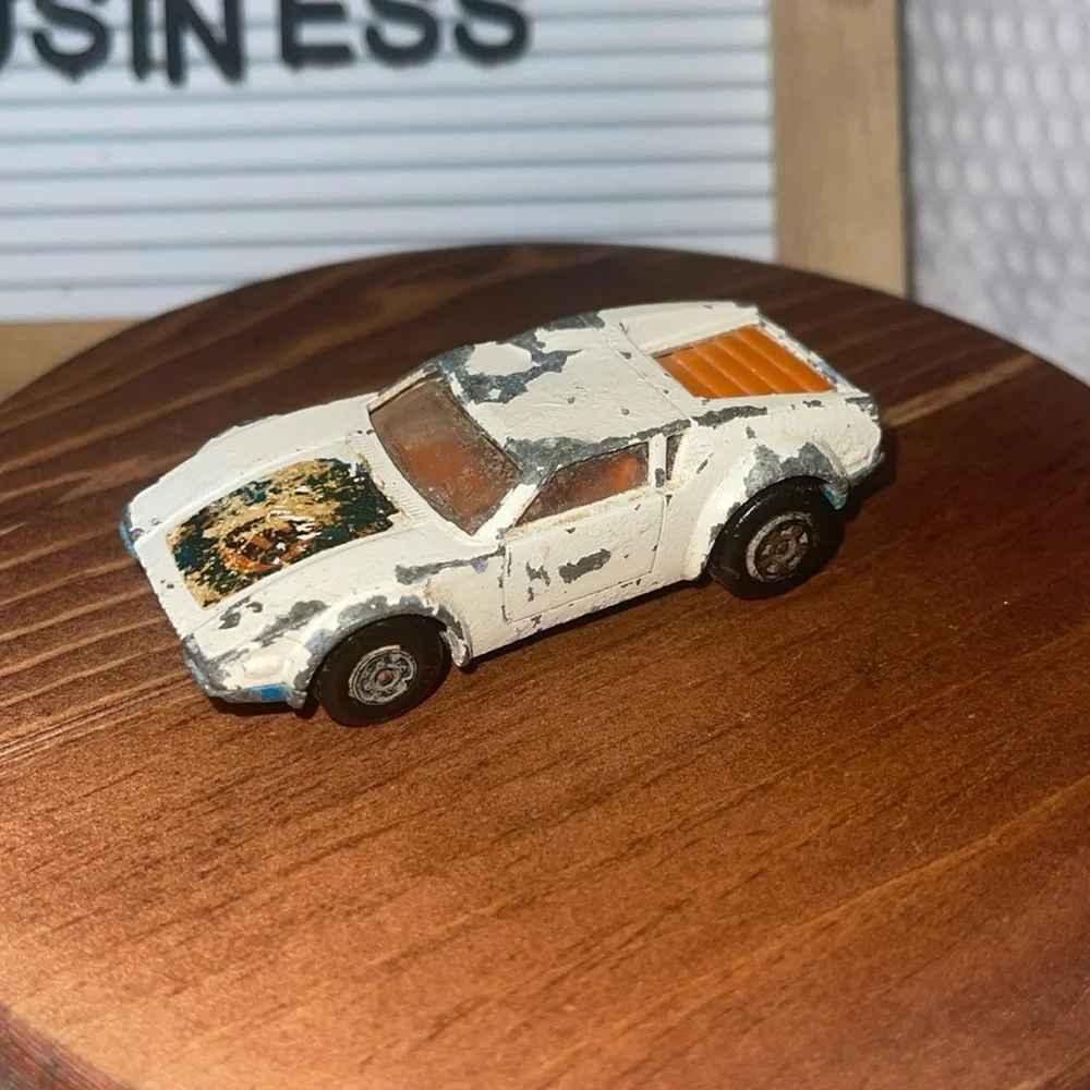 Vtg Superfast Matchbox 1975 De Tomaso Pantera No 8 Lesney Made In England